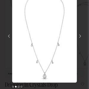 💎 New Ethika Dripping In Crystals Drop Necklace